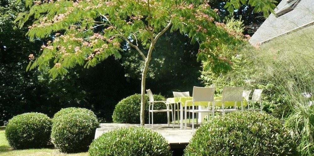 Terrasse Panoramique en bois topiairre de phyllinea Concarneau
